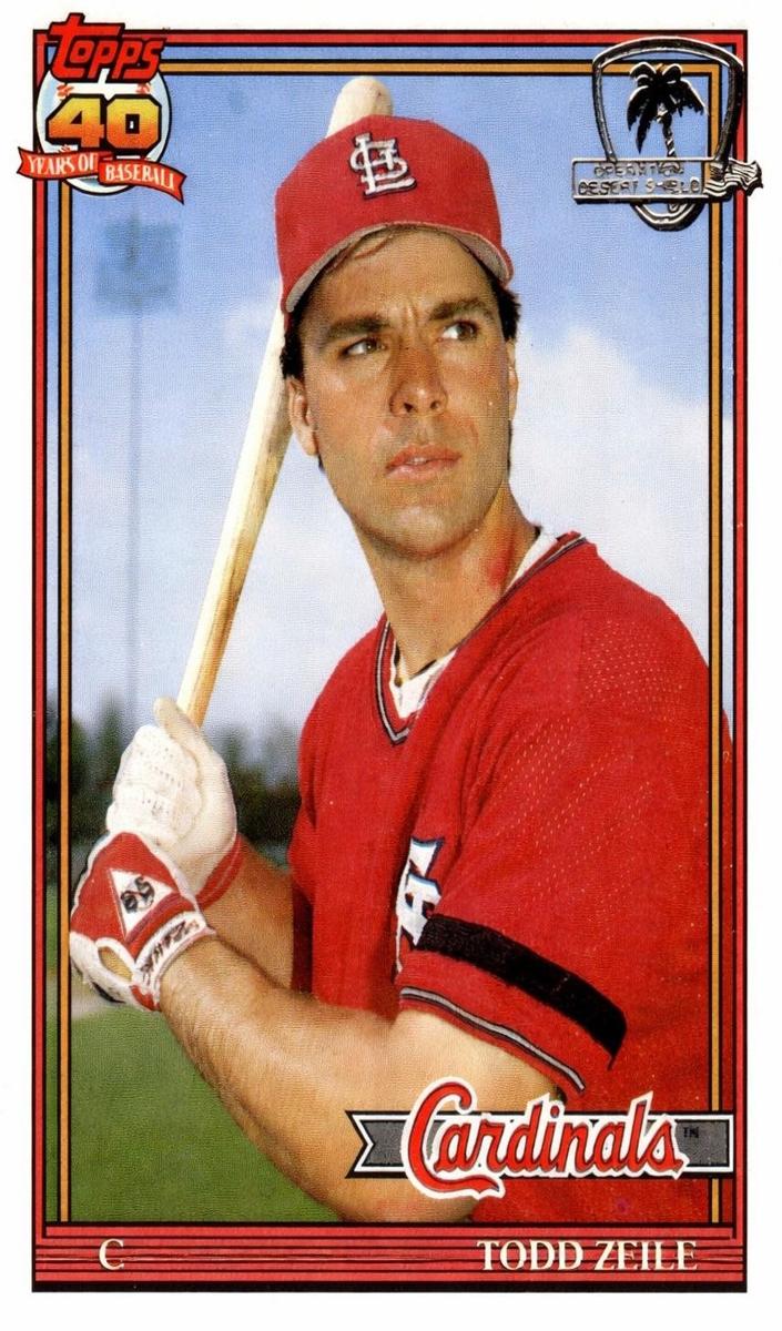 1991 Topps Todd Zeile #616 card