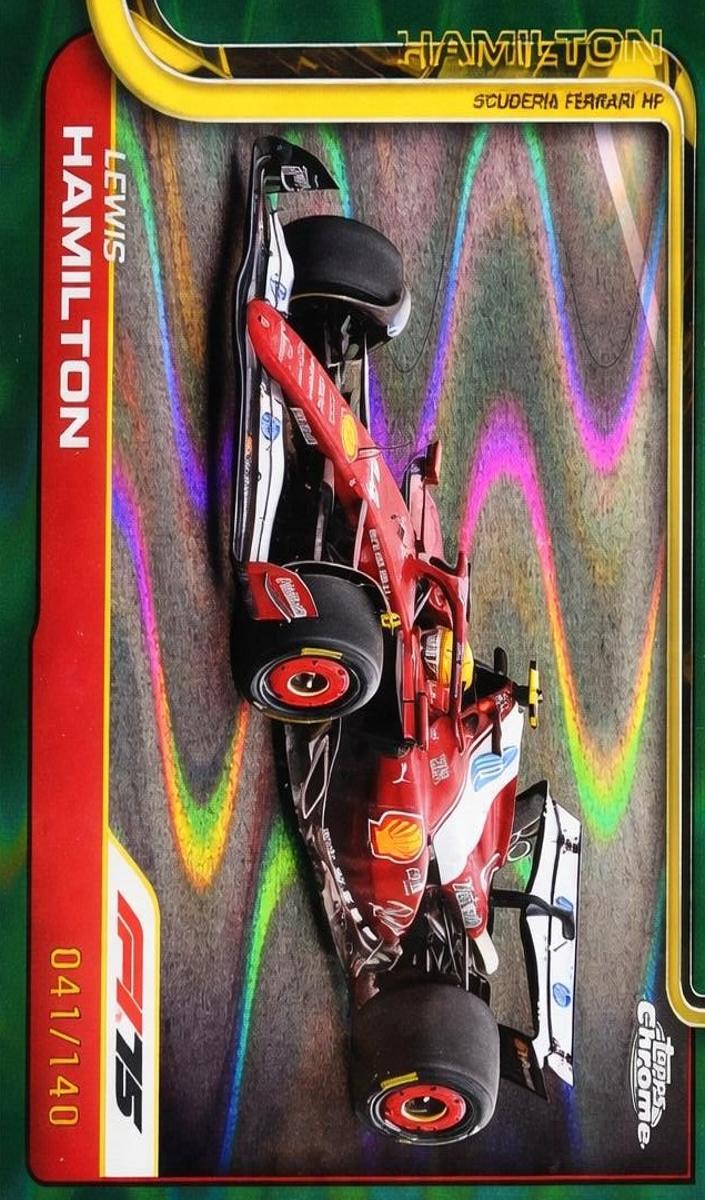 2025 Lewis Hamilton [Green RayWave Refractor] #76