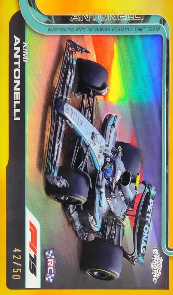 2025 Kimi Antonelli [Gold Refractor] #80