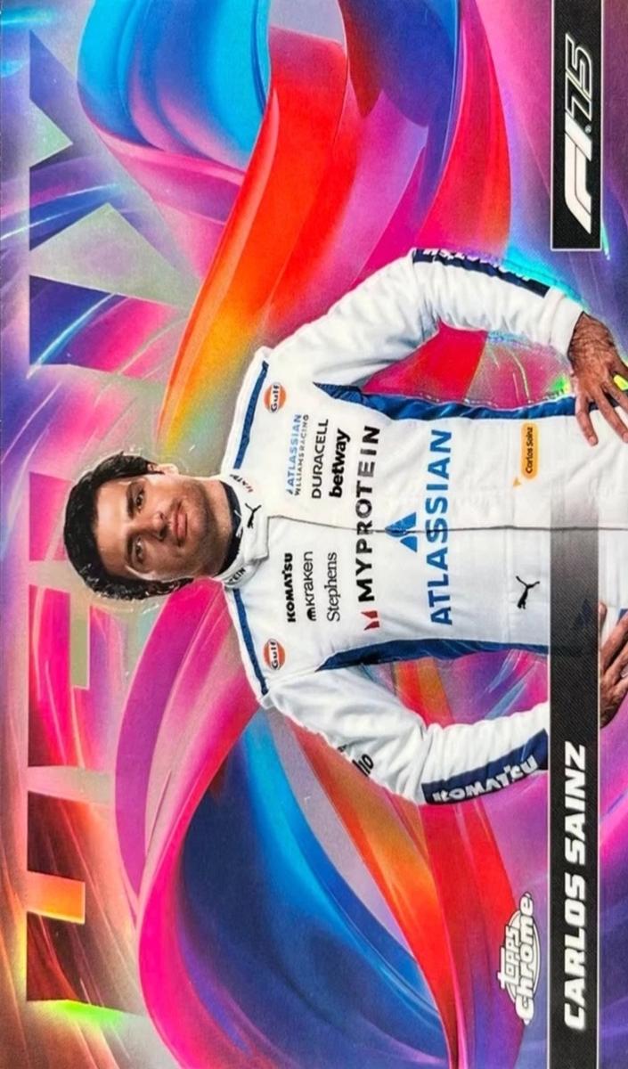 2025 Topps Topps Chrome #HLX-18 Formula 1 Helix Carlos Sainz front