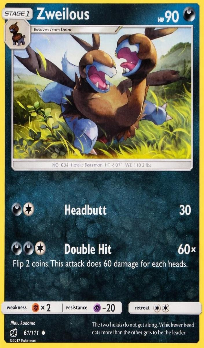 Deino 2017 Pokemon Sun & Moon Crimson Invasion