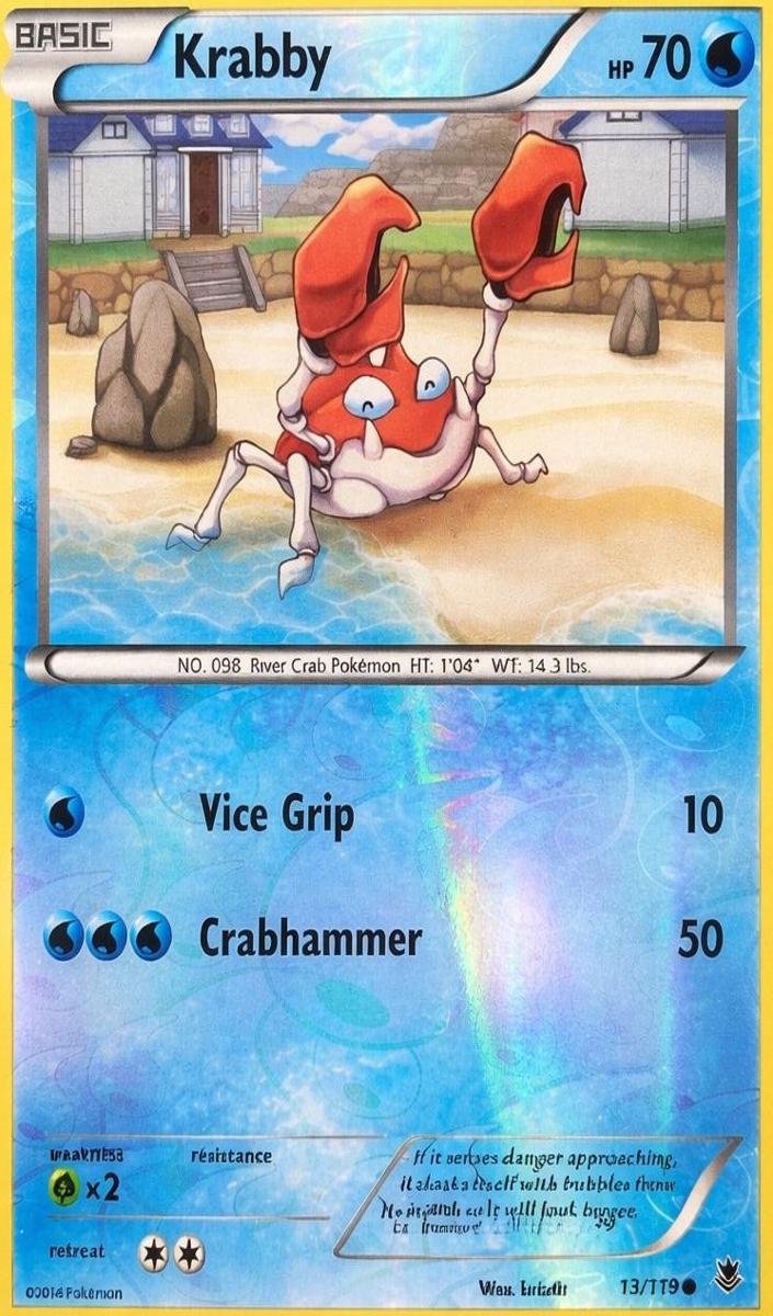 Krabby 2014 Pokemon XY Phantom Forces