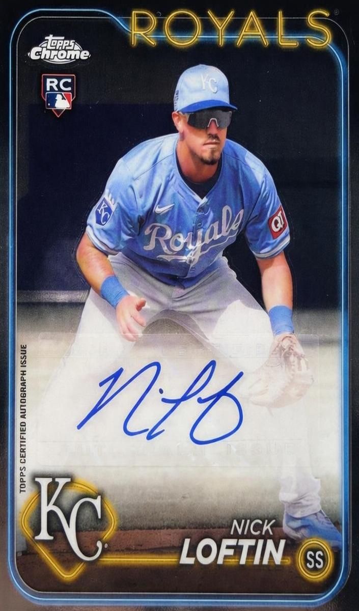 2024 Topps Chrome Update Nick Loftin #AC-NL card