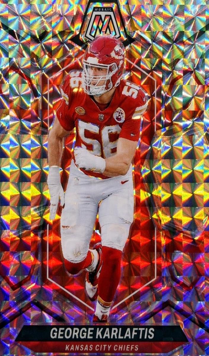 George Karlaftis 2024 Mosaic Football card