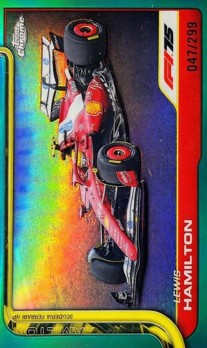 2025 Lewis Hamilton [Teal Refractor] #76