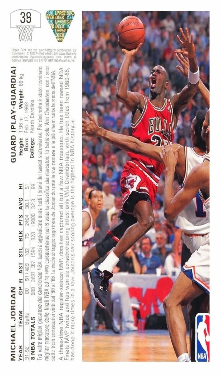 1991 Michael Jordan [Italian] #38