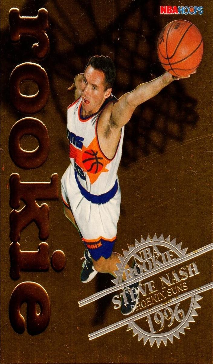 1996 Hoops Rookie Steve Nash #21 card