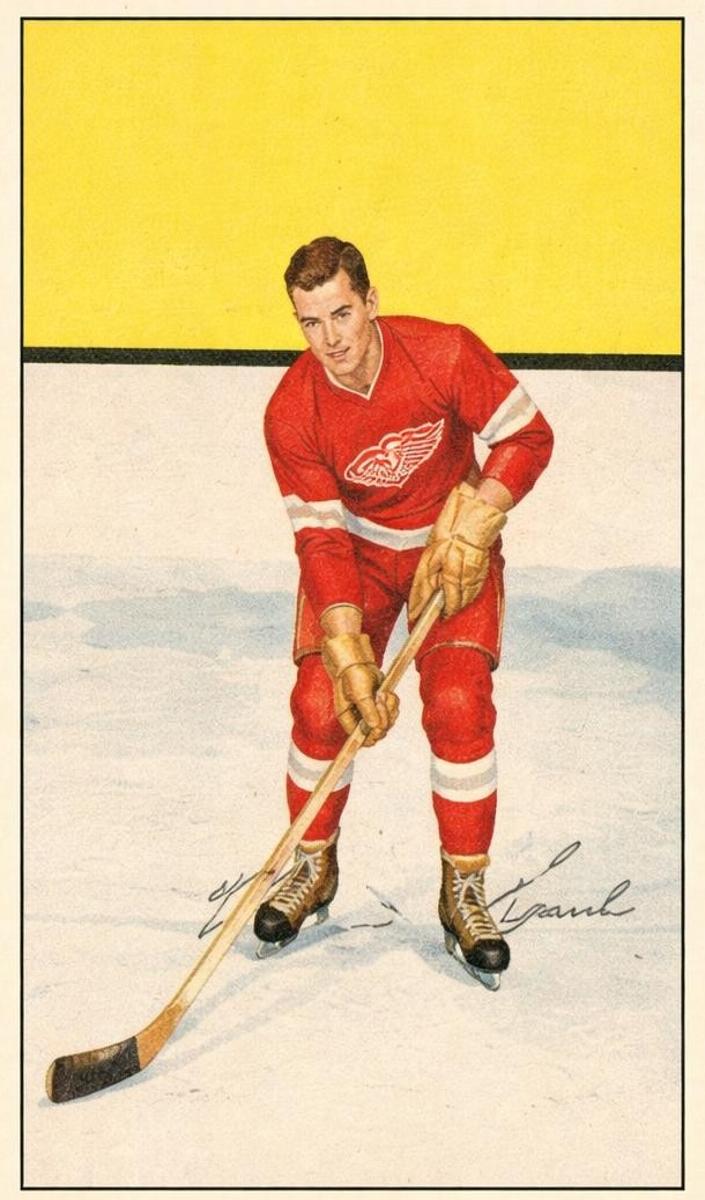 1952 Parkhurst Gordie Howe #88 card