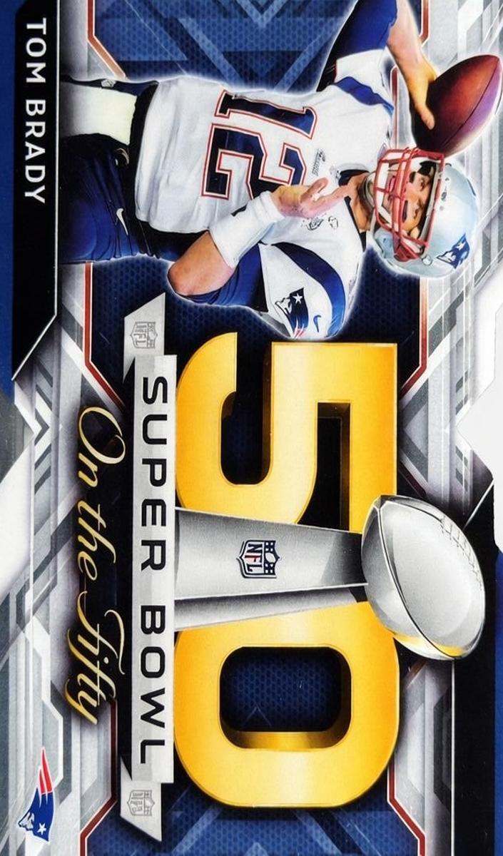 2015 Topps Chrome Tom Brady #SBDC-TB card