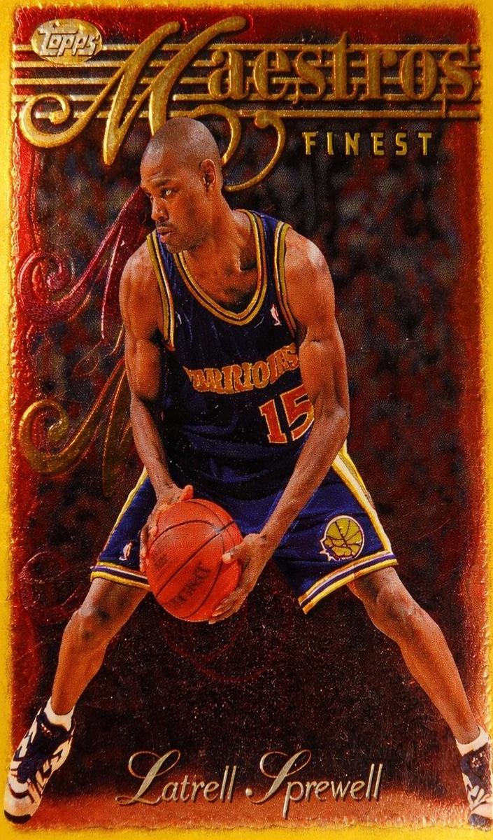 Latrell Sprewell 1996 Topps Finest Basketball