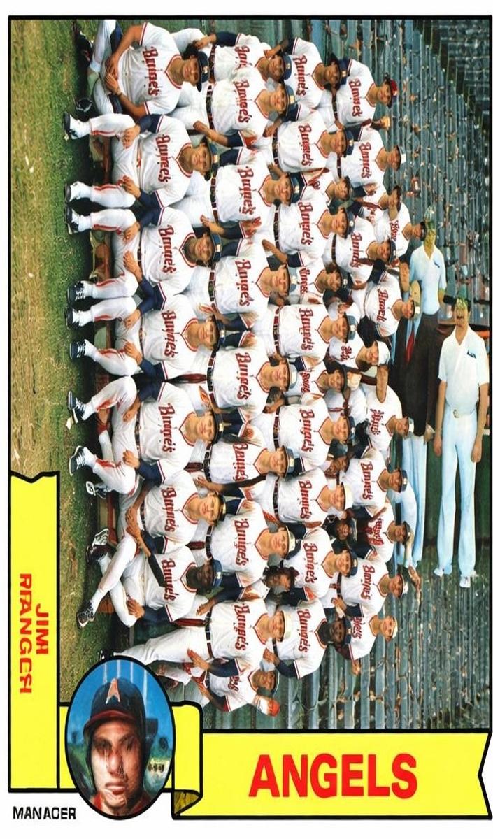 1979 Topps Angels Team #424 card
