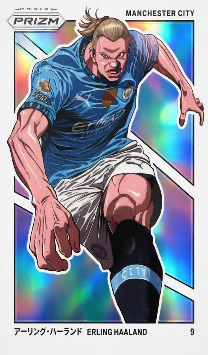 Erling Haaland - 2024 Panini Prizm Premier League Soccer