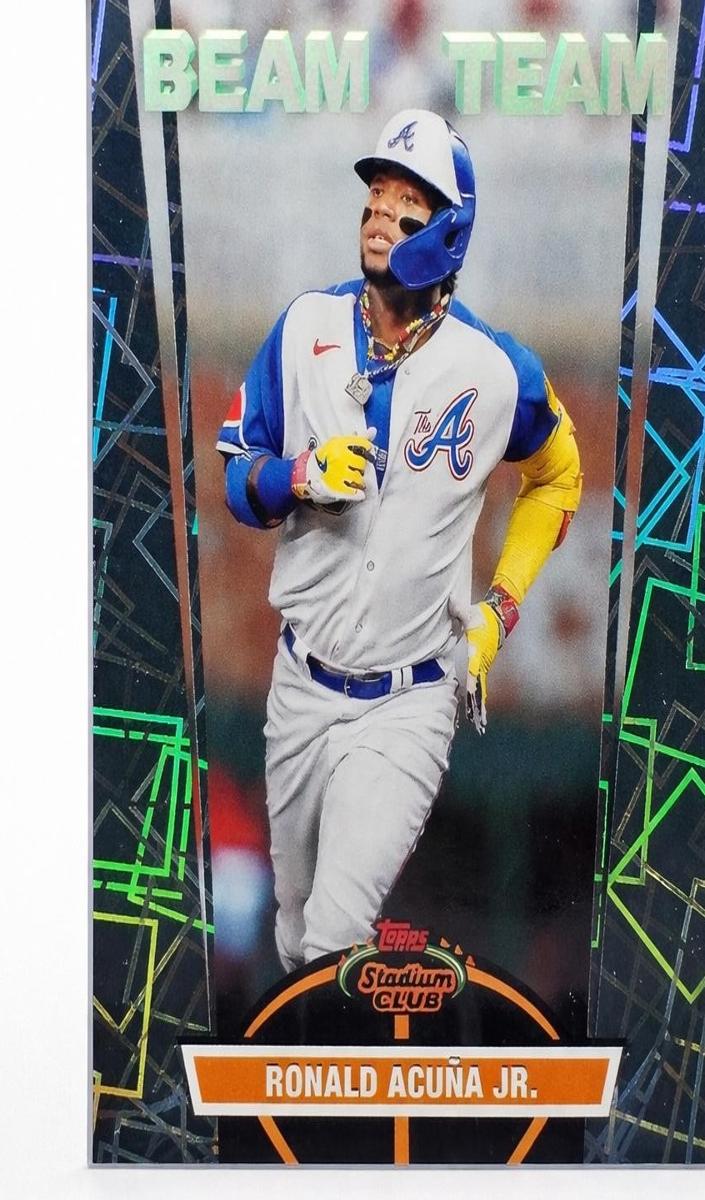 2024 Topps Stadium Club Beam Team Ronald Acuna Jr. #BT-9 card