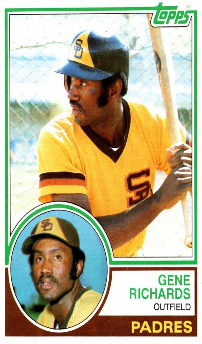 1983 Topps Gene Richards #7 card