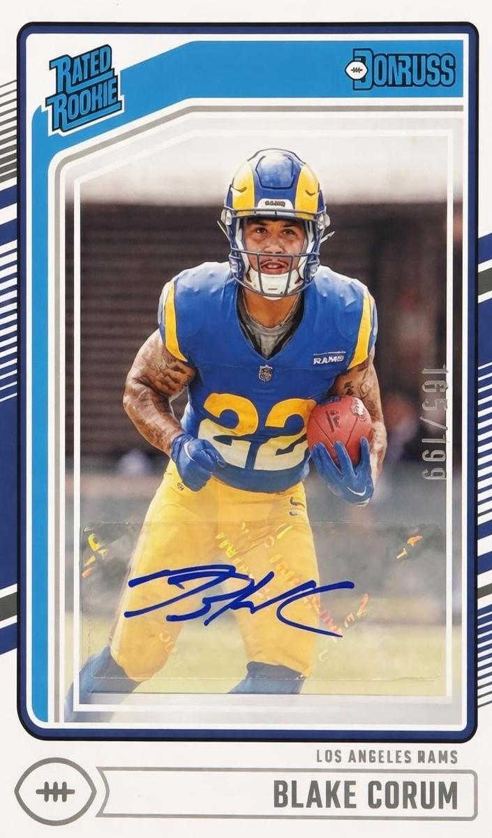 Blake Corum 2024 Donruss Football card