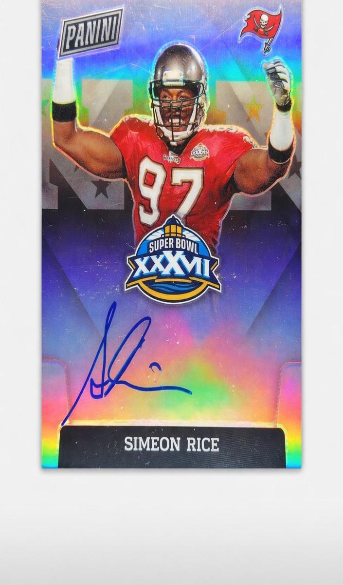 2022 Panini Spectra Simeon Rice #SBXXXVII-SR card