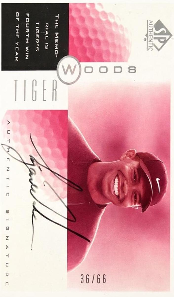 2001 Tiger Woods [Red] #TW