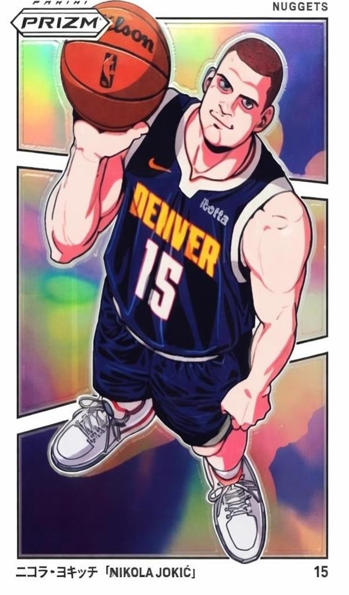 2024 Panini Prizm Manga Nikola Jokic #16 card