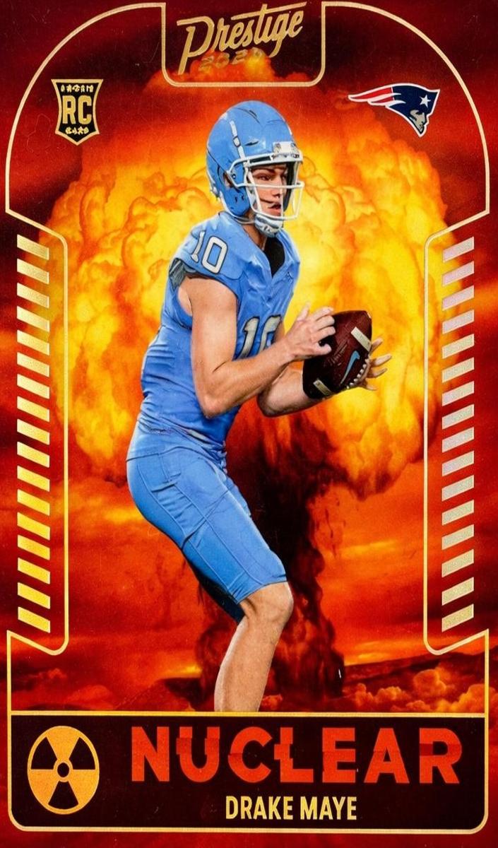 2024 Panini Prestige Nuclear Drake Maye #N-DME card