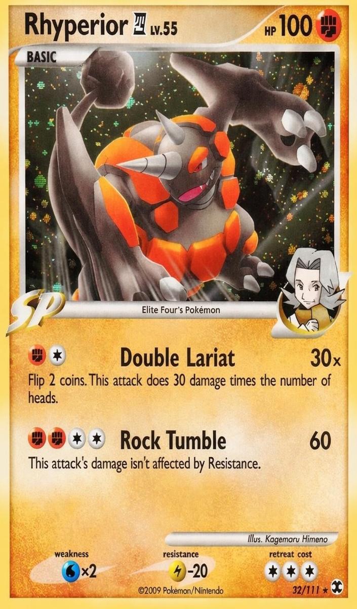 Rhyperior 2009 Pokemon Platinum Rising Rivals