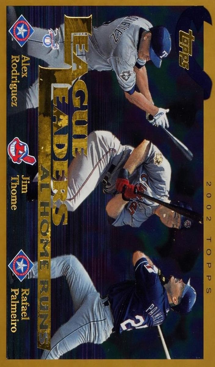 2002 Alex Rodriguez / Jim Thome / Rafael Palmeiro #339