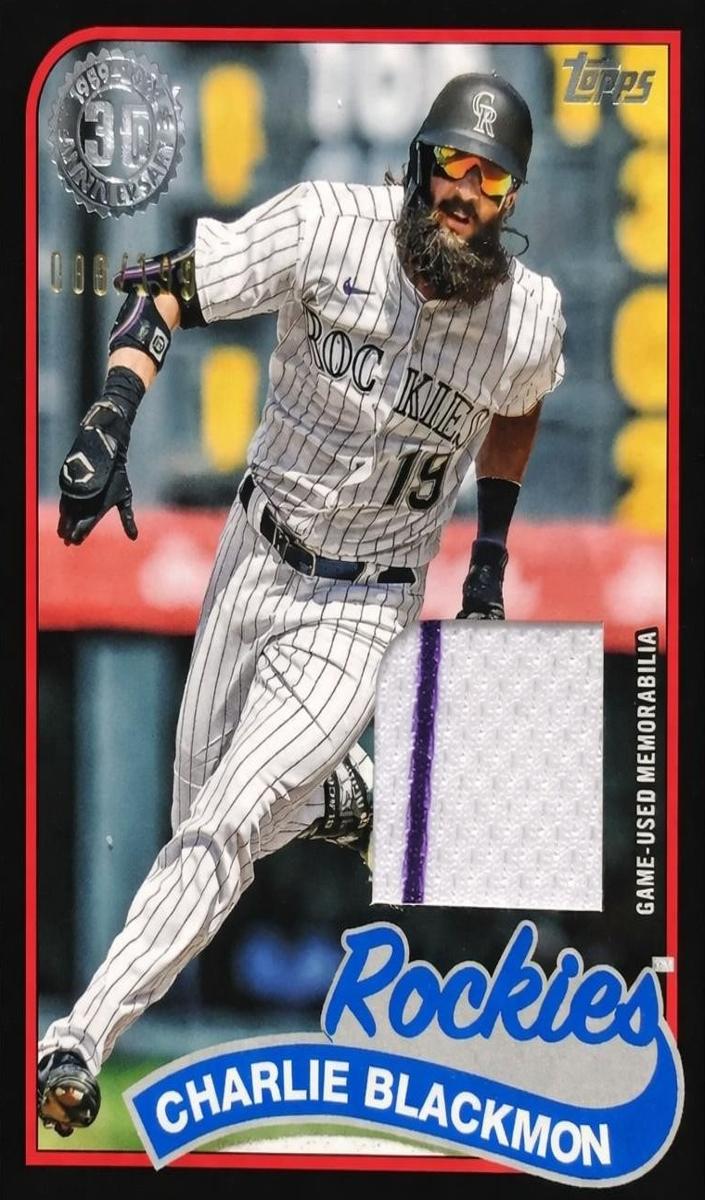 2024 Charlie Blackmon [Black] #89R2-CBL