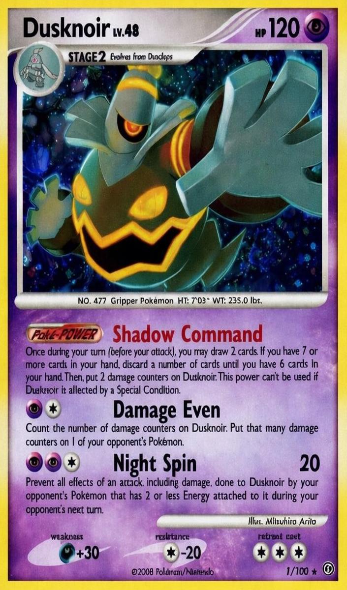 Dusknoir 2008 Pokemon Diamond & Pearl Stormfront