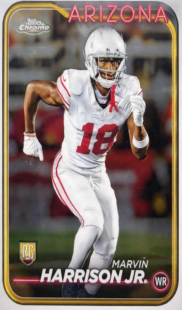 Marvin Harrison Jr. 2024 Topps Chrome Football card