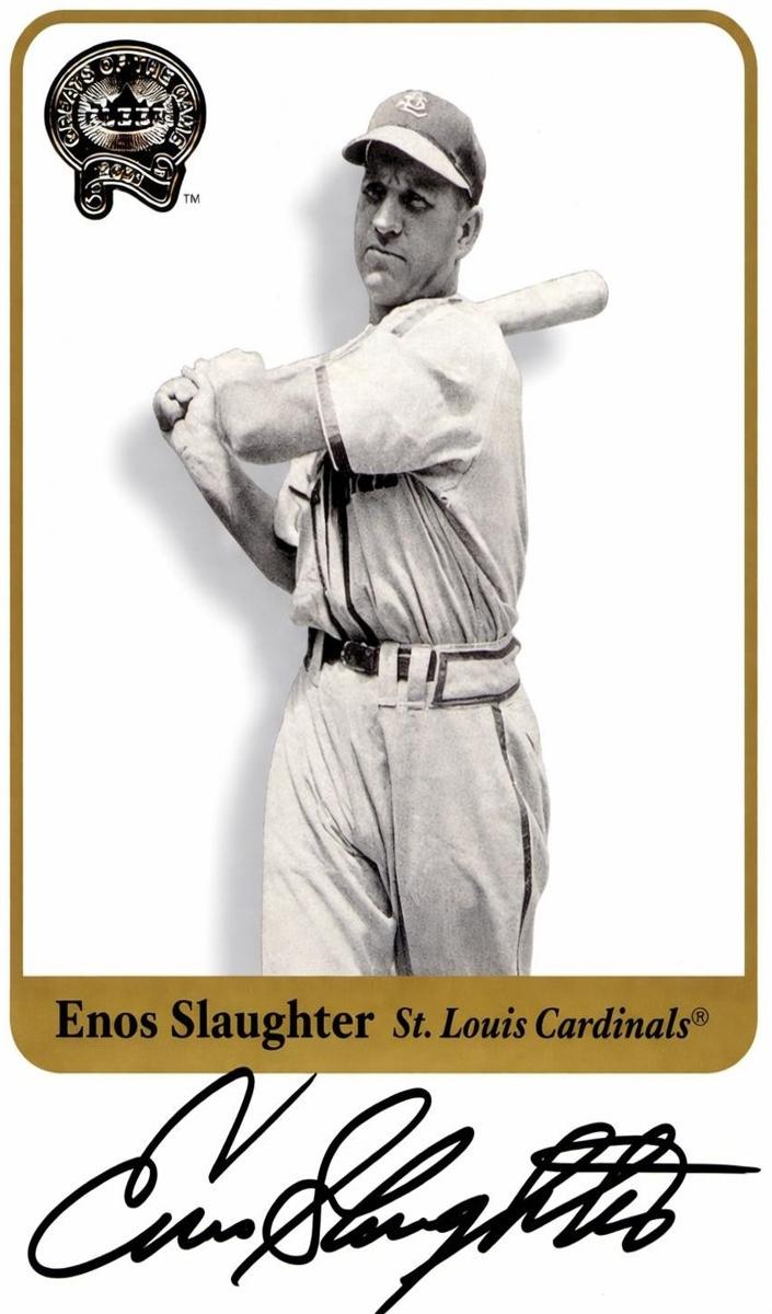 2001 Enos Slaughter #NNO