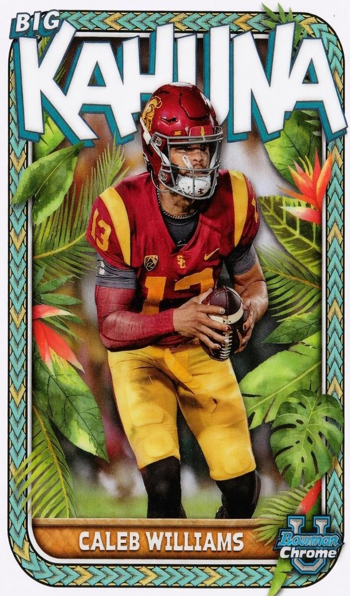2023 Bowman Chrome University The Big Kahuna Caleb Williams #TBK-1 card