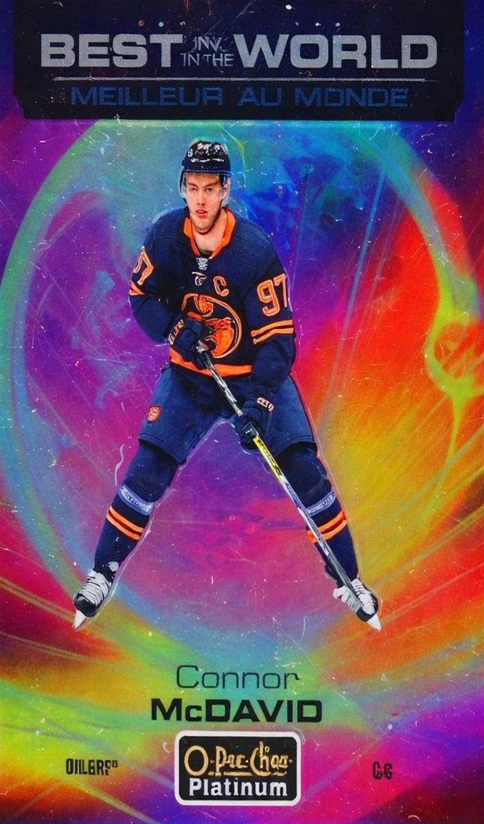 2020 O-Pee-Chee Platinum Connor McDavid #BW-1 card
