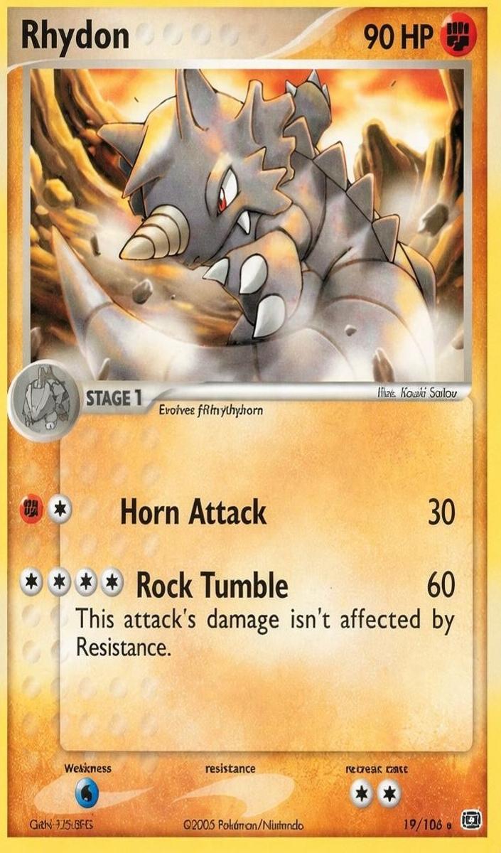 Rhydon 2005 Pokemon EX Emerald