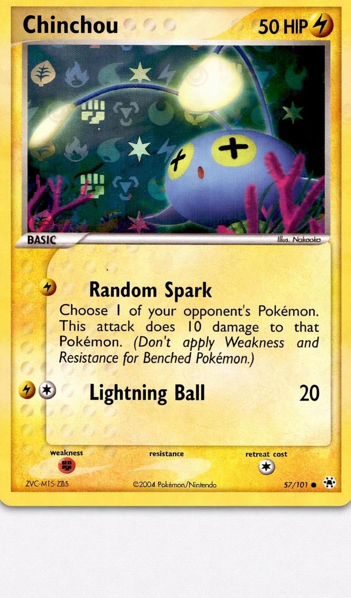 Chinchou 2004 Pokemon EX Hidden Legends
