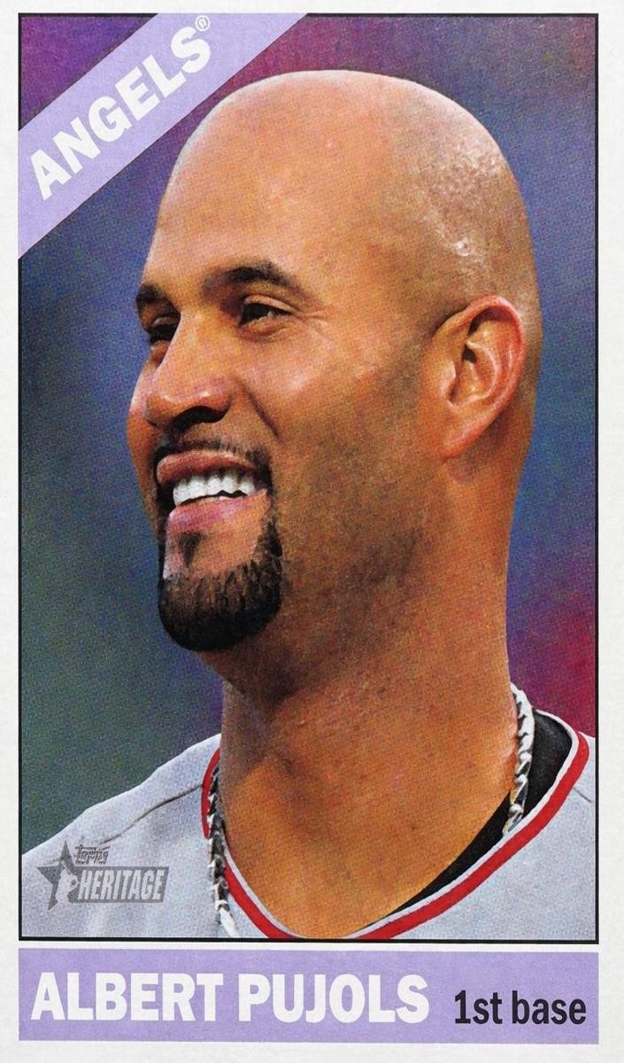 2015 Topps Heritage Albert Pujols #496 card