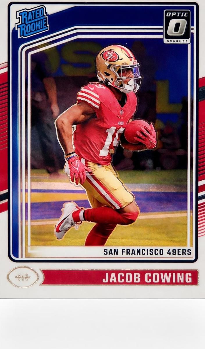 Jacob Cowing 2024 Donruss Optic Football card