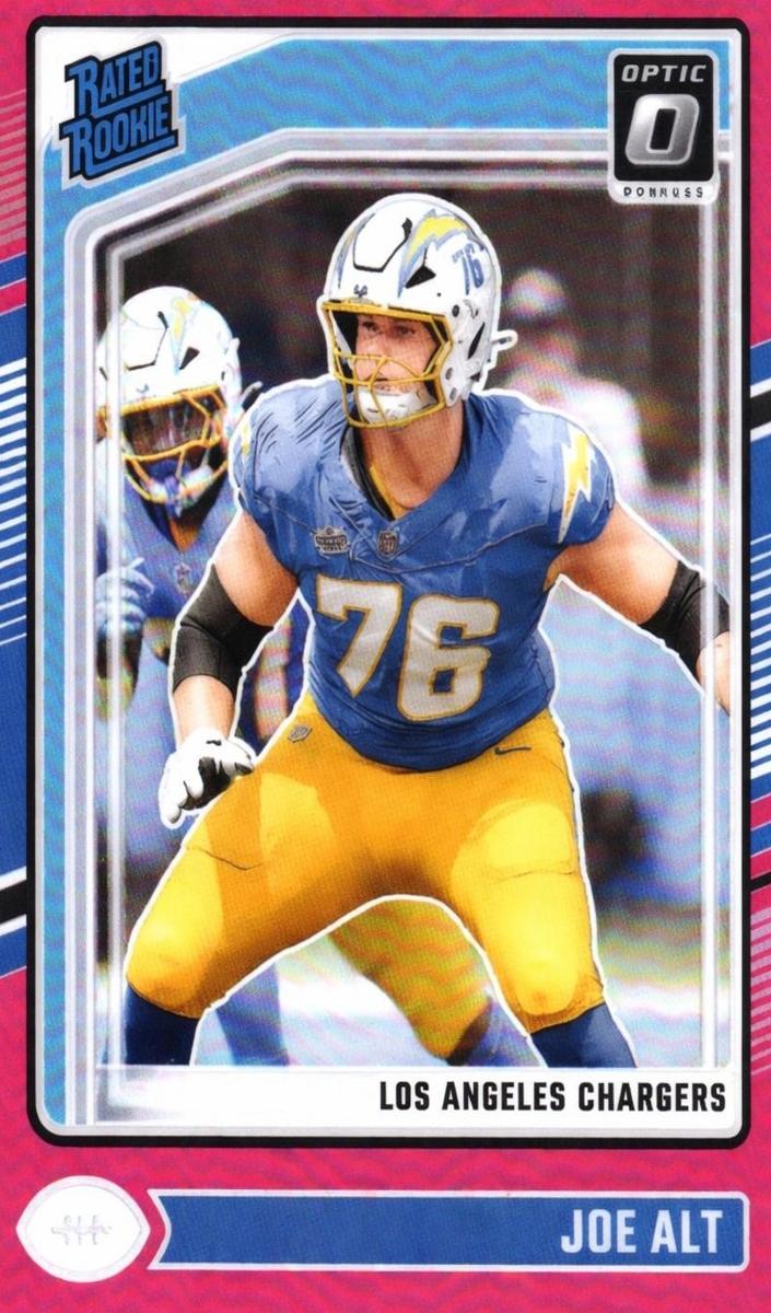 Joe Alt 2024 Donruss Optic Football card
