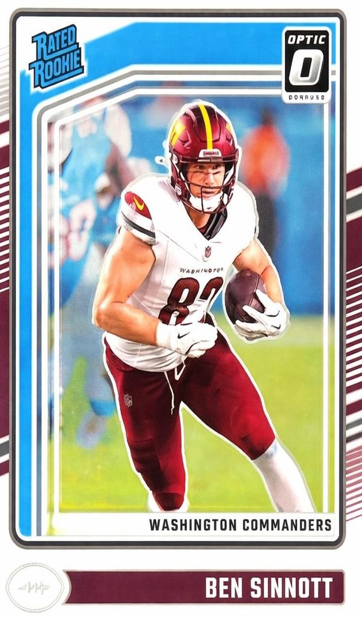 Ben Sinnott 2024 Donruss Optic Football card
