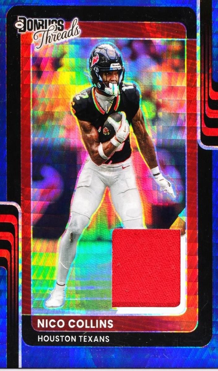 Nico Collins 2025 Donruss Optic Football card