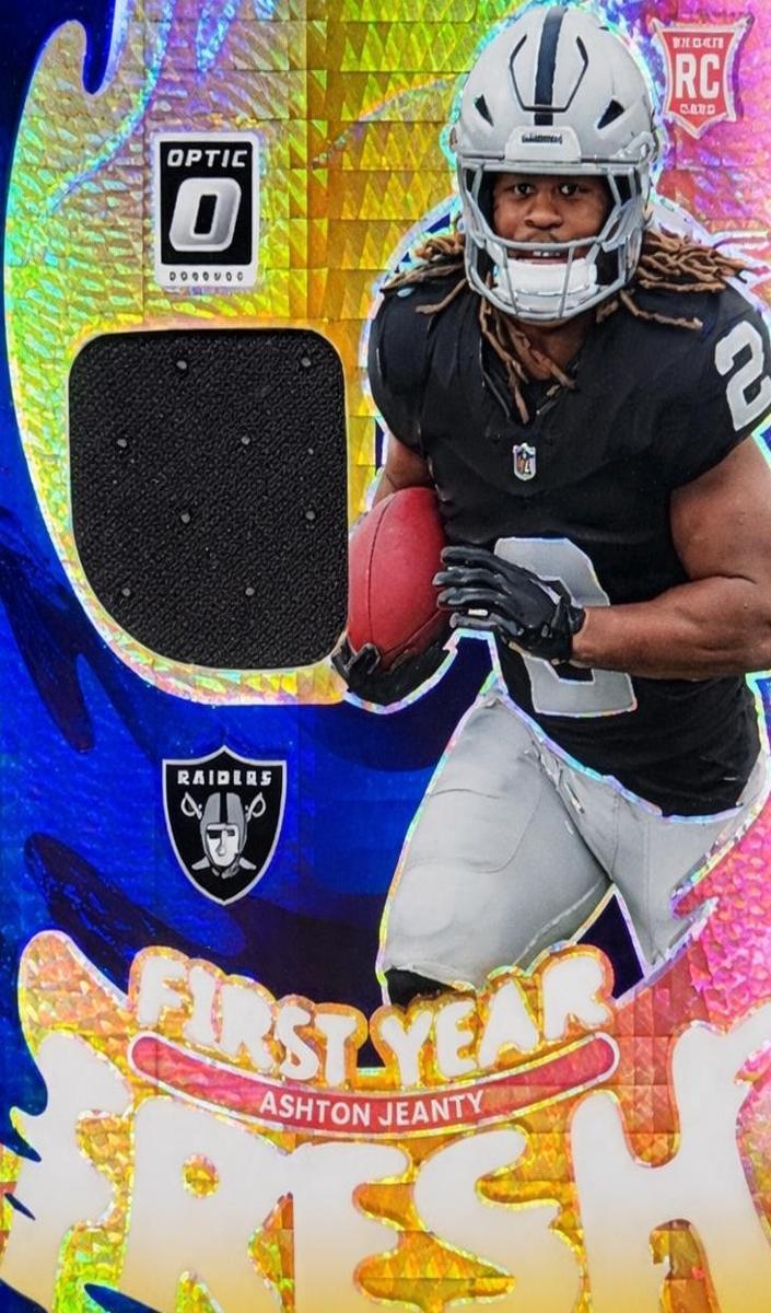 2025 Donruss Optic Ashton Jeanty [Blue Hyper] #FYFBH-AJY card