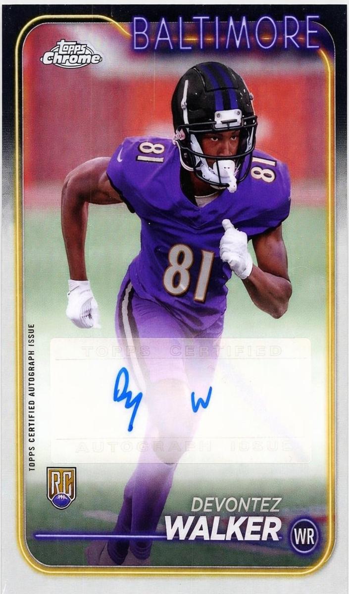 2024 Topps Chrome Devontez Walker #RA-DWA card