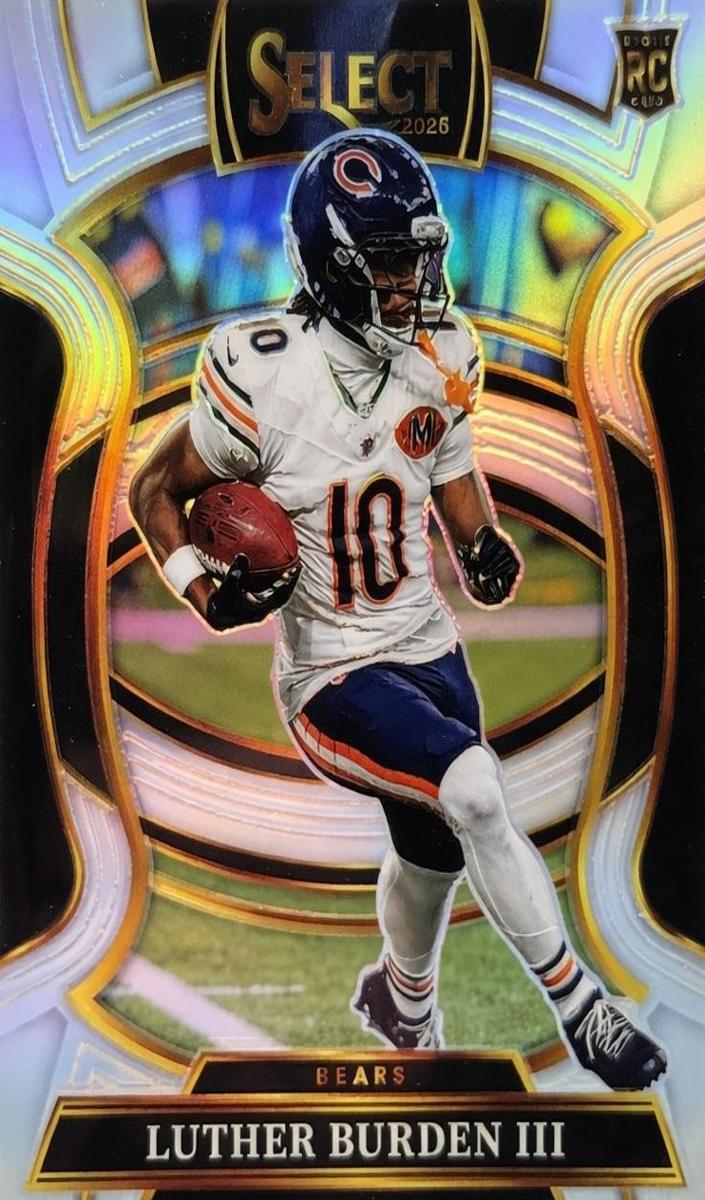 2025 Panini Select Luther Burden III [Red Blue Prizm Shock] #72 card
