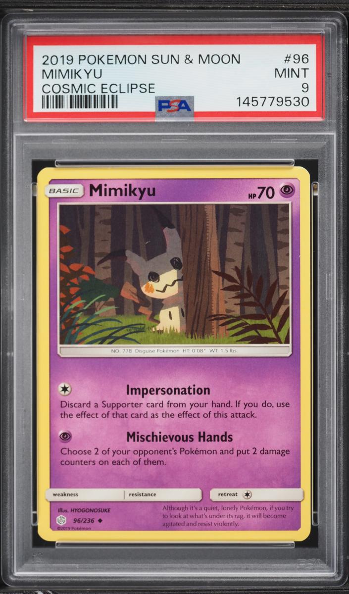 Mimikyu 2019 Pokemon Sun & Moon Cosmic Eclipse