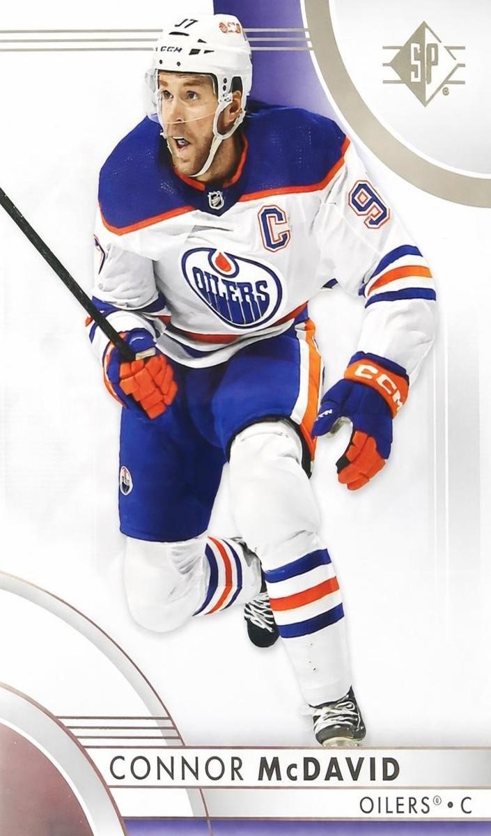 2021 SP Authentic Connor McDavid #1 card