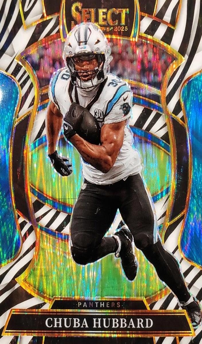 Chuba Hubbard 2025 Select Football card
