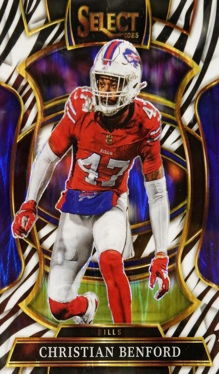 Christian Benford 2025 Select Football card