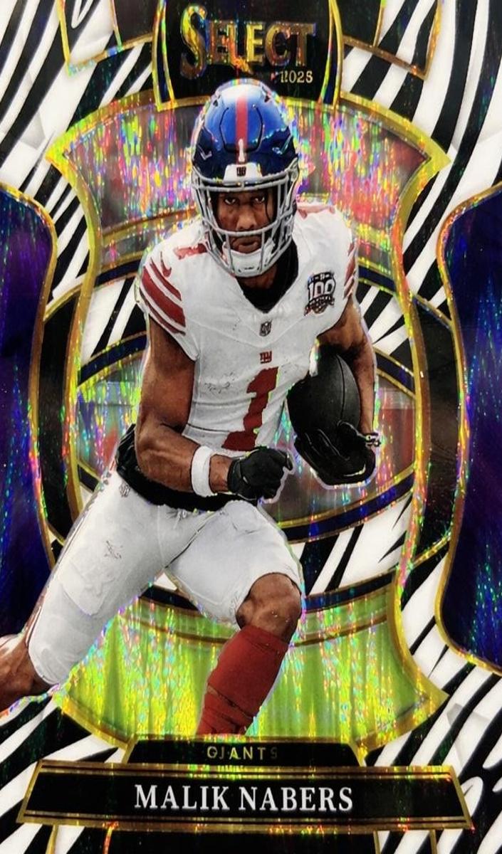 Malik Nabers 2025 Select Football card