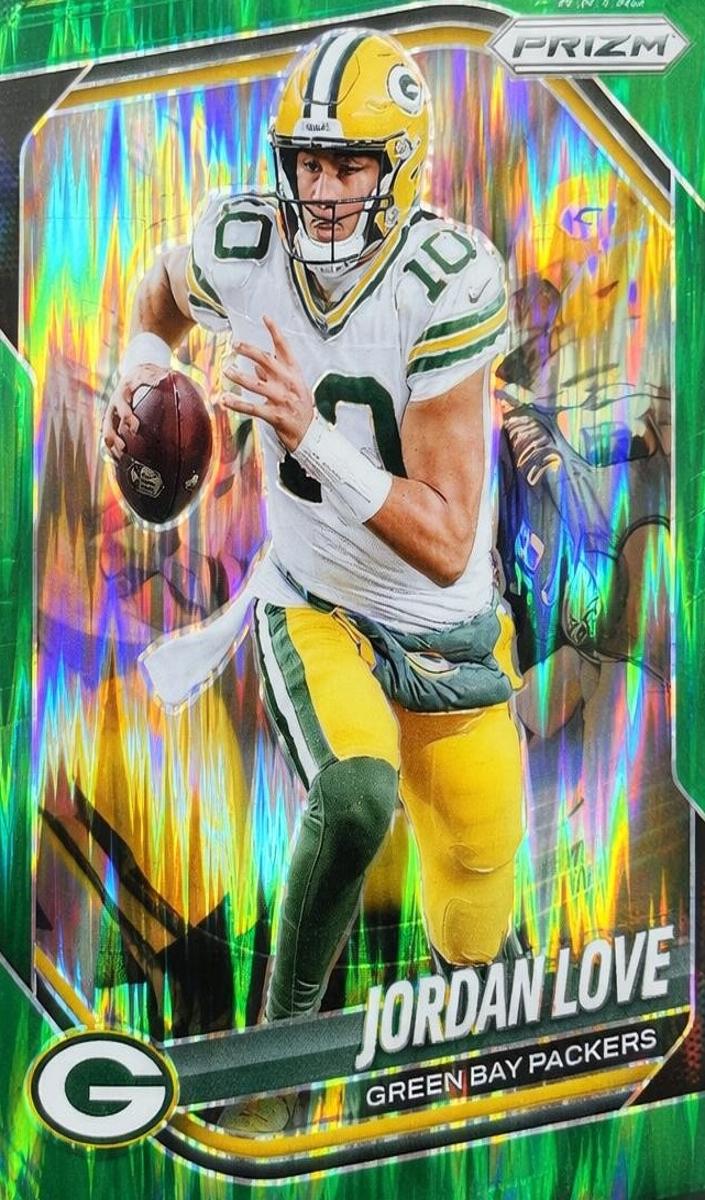 Jordan Love 2025 Prizm Football card