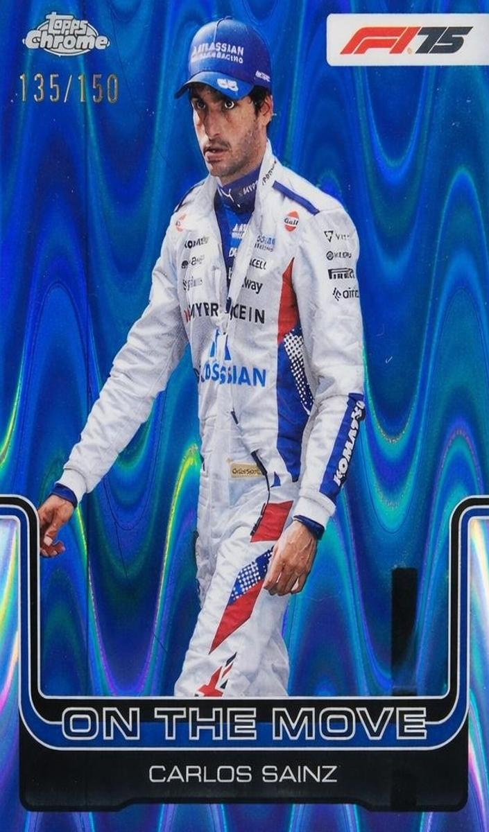 2025 Carlos Sainz [Blue RayWave Refractor] #189