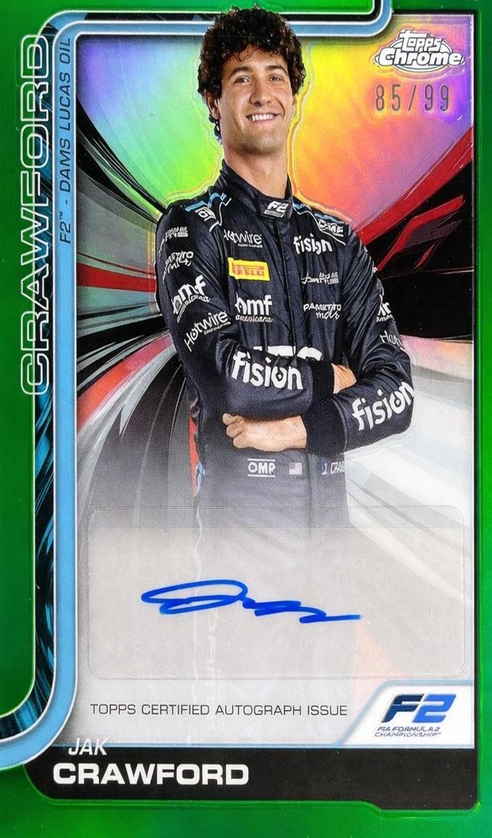 2025 Jak Crawford [Green Refractor] #CAC-CRA