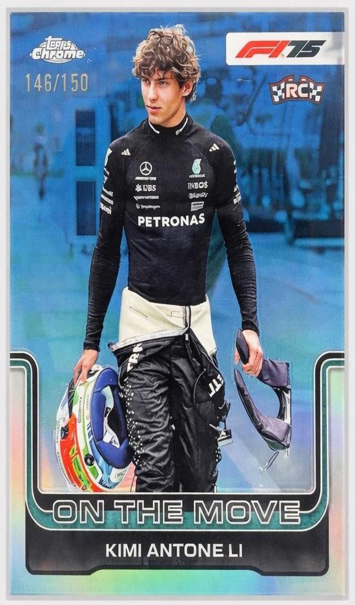 2025 Kimi Antonelli [Blue Refractor] #185